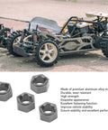 7Mm Hex Wheel Hub Adapter For RC Scale Crawlers, Bulletproof Cnc Aluminum Alloy Build on 1/24 model vehicle.