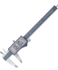 IP54 Digital Caliper 0 To 6 Inches 150mm Stainless Steel With Large LCD Screen And Inch Metric Fractions Conversion Pro Grade Precision For DIY Pros And Everyday Projects, showing close-up of LCD and measurement scale