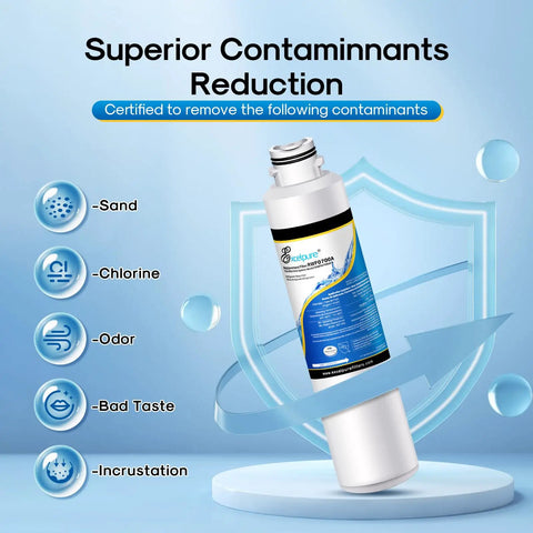 Replacement Water Filter For Samsung Fridges 4 Pack Compatible With HAF CIN RF28HMEDBSR superior contaminants reduction