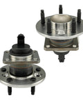 Rear Wheel Bearing Hub Assembly With ABS Compatible With Buick LeSabre 2000 To 2005 Buick Lucerne 2006 To 2011 Cadillac DTS 2006 To 2011 5 Lug Two Pieces