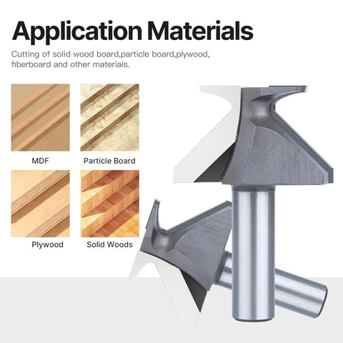 Premium Arc Bending Router Bit For Seamless R18 Radius Cuts With 2 Inch Shank and Solid Tungsten Steel Construction for MDF and Plywood.