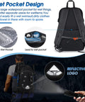 40L Packable Hiking Backpack For Men And Women Lightweight Waterproof Daypack Wet Pocket Reflective Logo Outdoor Use