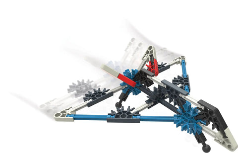 Stealth Plane Building Set With 60 Pieces For Ages Five And Up A Kid Friendly Hands On STEM Toy showing a constructed model in motion