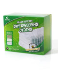 24 Count Heavy Duty Pet Hair Sweeper Pads For 10 Inch Mop Deep Fiber packaging displaying disposable cleaning cloths for pet fur.