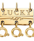 Layering Necklace Clasp That Keeps Your Chains From Tangling, Magnetic Connector In 18K Gold And Silver Tone, Easy On Off
