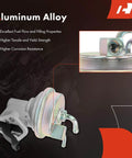 Beefed Up Mechanical Fuel Pump With Spring For Classic Chevrolet Buick GMC Oldsmobile And Pontiac Vehicles, aluminum alloy
