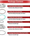 Package contents of High Performance Corvette Servo Piston Kit Upgrade For TH700R4 4L60 4L60E 4L65E includes pistons and rings