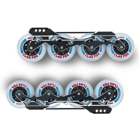 Inline Skate Replacement Wheels With ABEC 9 Bearings And Floating Spacers For 72mm And 76mm Skates 85A Indoor Outdoor 8 Pack