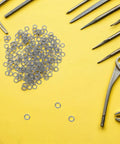 Stainless Steel Spring Washer Kit 200 Pcs For Screws And Bolts Pro Grade Lightweight Flat Lock Washers For Automotive Repairs