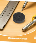 Dude Grab These 6 Pcs Nylon Buffing Wheels With 10mm Hole For Bench Grinders Super Durable And Easy To Use For Smooth Polishing Jobs On Metal And Wood Perfect For Shiny Results And Quick Grinding Tasks with a stable grinding platform.