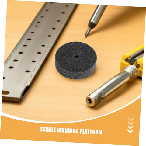 Dude Grab These 6 Pcs Nylon Buffing Wheels With 10mm Hole For Bench Grinders Super Durable And Easy To Use For Smooth Polishing Jobs On Metal And Wood Perfect For Shiny Results And Quick Grinding Tasks with a stable grinding platform.