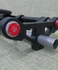 Close-up of Beefy 20 Inch Fat Tire Front Fork With Air Suspension showing straight tube and double shoulder details