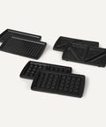 Removable ceramic coated plates for Amazon Basics 3 in 1 Sandwich Maker Panini Press, ideal for griddles and waffles.