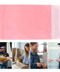 Pink Waterproof Self Sealing Mailing Bags Made From Sturdy PE Plastic Reusable Envelopes For Packing And Shipping Your Go To Bags For T Shirts Jeans Snacks And More 200 Pack, front view
