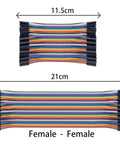 10cm And 20cm Breadboard Jumper Wires Kit, 240 Pcs, Female to Female 40 Pin Ribbon Cables, two lengths displayed