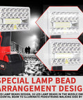 Milwaukee M18 Compatible Cordless LED Work Light Flashlight, 18W 2000 Lumen Spotlight with bead arrangement design in urban setting