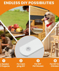 Heavy Duty 5 Inch Stainless Steel Mending Plate for wood and furniture repair in various DIY projects with pets and fruits.