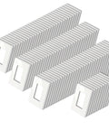 100 Pack Screwless 1 Gang Wall Plate Decorator Outlet Cover Glossy White Sleek AF Modern Look For Light Switch Dimmer USB GFCI Receptacle