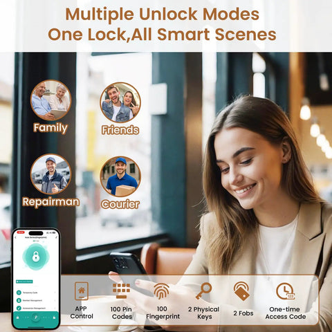 No Sweat Fingerprint Keyless Entry Deadbolt Door Lock With Touchscreen Keypad Battery Backup And Flat Out Fast Unlocking Slick Modern Smart Door Knob Replacement Heavy Duty Home Security Upgrade For Interior Or Exterior Homes