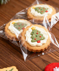 Clear Self Sealing Cellophane Bags 4x6 Inches 200 Pcs Resealable Bags For Cookies Candy And Treats Packaging Transparent Bakery Grade Bags With Easy Tear Grips For Quick Pack showing cookies in packaging
