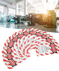Heavy Duty Lockout Tagout Tags Reusable Do Not Operate Labels For Industrial Jobsite Maintenance featuring red PVC tags in a factory setting.