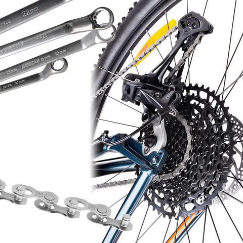 8 Pack 12 Speed Bike Chain Quick Link Set For Mountain And Road Bikes Reusable Steel Missing Link With Chain Hook Durable Carbon Steel