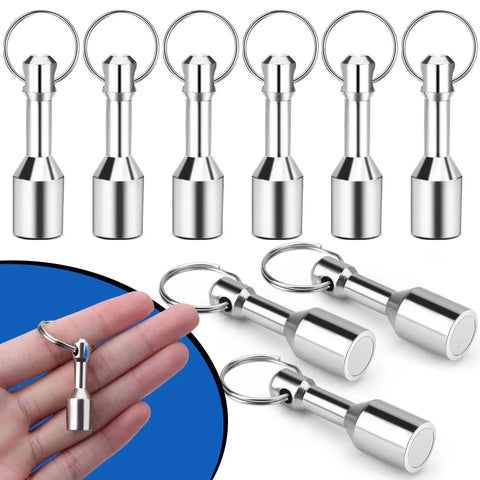 10 Pack Keychain Magnets For Spotting Fake Gold And Silver Jewelry Neodymium Rare Earth Pocket Magnet With 17 Pound Pull Handy Jewelry Tester And Keys Holder Compact Gold Silver Test Magnet For Quick Everyday Use