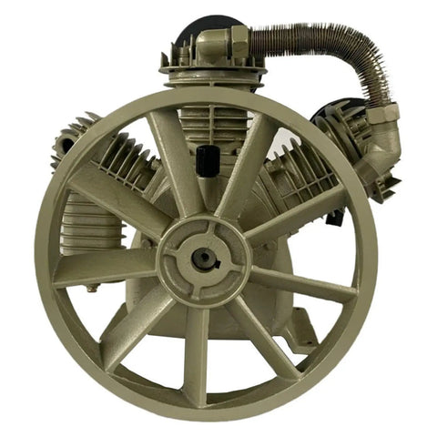 Heavy Duty 2.2KW Two Cylinder Piston Air Compressor Head With High Power And Reliable Performance For Industrial Use Or Serious Home Improvement Projects Featuring Rapid Airflow