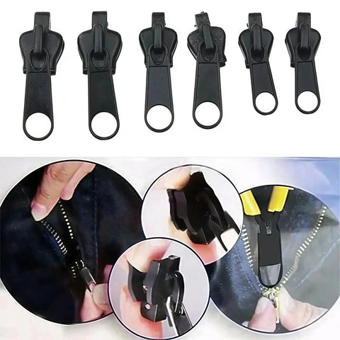 Zipper Repair Kit With Replacement Slider And Teeth For Jackets Bags Jeans And Luggage Instant Fix For Worn Zippers DIY Tailoring