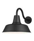 Extra Large Outdoor Wall Lantern In Traditional Style Black Finish 16 Inch Wide By 15 Inch High Weather Resistant Aluminum Shade