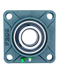 Heavy Duty Pillow Block Bearing UCF208-24 1-1/2 Inch Bore with cast iron housing and chrome steel ball bearing square flange