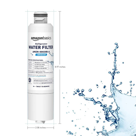 Replacement Refrigerator Water Filter Cartridge With Advanced Filtration For DA29-00020B Coconut Shell Activated Carbon Leak Proof