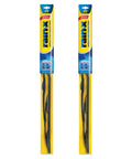 Rain-X WeatherBeater windshield wiper blades, 22 in, pack of 2, yellow packaging, front view