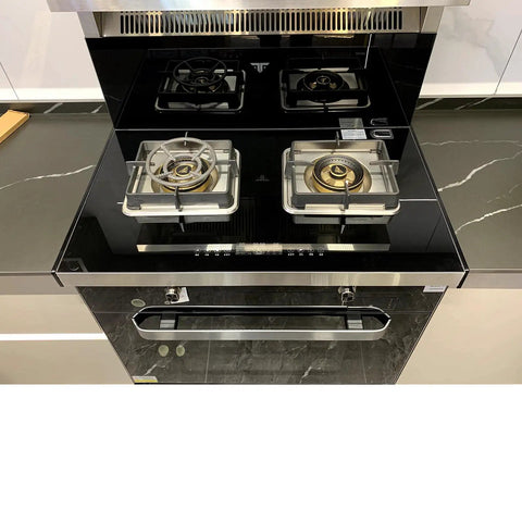 Stove Gap Cover 2 Pack Aluminum Kitchen Gap Filler For Cooktop Edges Black Easy To Install No Tools Flexible Cut To Fit
