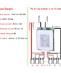 Wiring diagram for Street Tested 5 Pack 14S 52V 35A Lithium Battery Protection Board With Smart Balancing Pcb Circuit