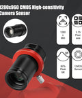 1.23MP Go To Auto Guiding Camera For Astrophotography With 1280x960 1/3 Inch CMOS Sensor And 3.75 Micron Pixels AR Coated Optics