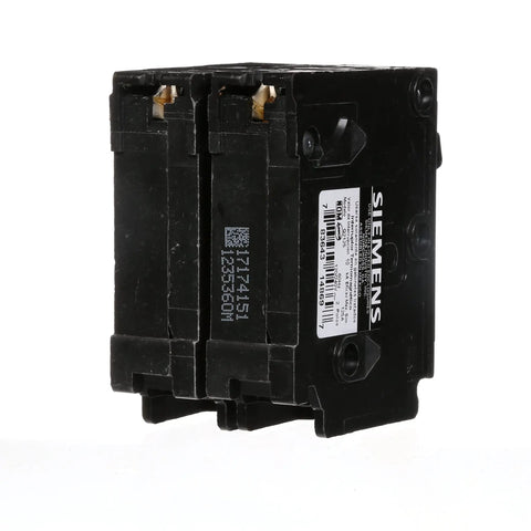 Heavy Duty 125 Amp Double Pole Qp Circuit Breaker Rated 240 Volt With Ten Thousand Aic Interrupting Capacity Quick Insta Wire Plug In Connections For Pl And Es Load Centers Protects Against Overloads And Shorts
