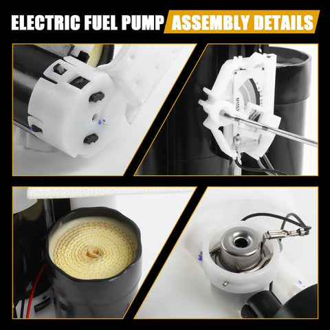 Direct Fit Electric Fuel Pump SP9157M Replacement assembly details for Toyota Camry 1997 2001 Avalon 1998 1999 Solara 1999 2003