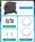 Air Flow Switch and Pressure Switch Replacement AFS for Pentair MasterTemp 125 200 300 400 Pool Heaters with components shown