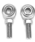 Two Pack Heim Joint Rod End Kit 1/2-20 RH Thread Male Rod End Bearing With Hardened Steel Zinc Plated Finish Universal Fit For Automotive Suspension Machinery CNC Equipment Linkage Systems Power Transmission And Heavy Duty Off Road Projects, pair with jam nuts