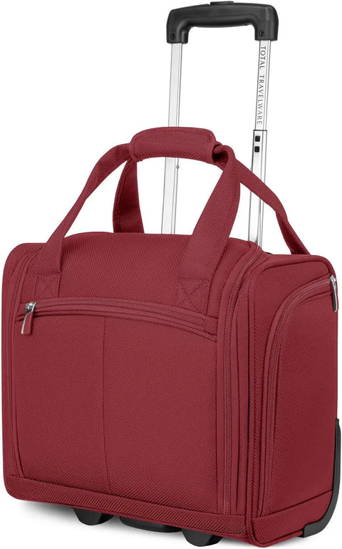 Underseat Carry On Bag With Expandable Design Softside Travel Case Your Go To Travel Companion 15 Inch Tablet Pocket