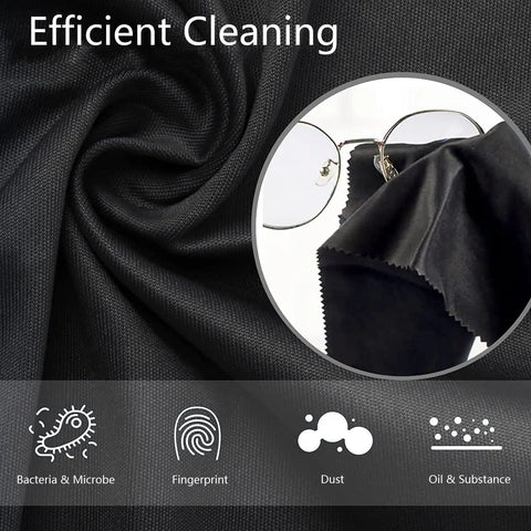 Ultra Soft Extra Large Microfiber Cleaning Cloths Pack Of Five 12 By 12 Inches cleaning glasses with efficient dust removal