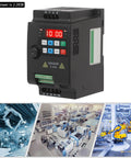 Rock Solid Variable Frequency Drive VFD Inverter For CNC Spindle Motor 3HP 2.2KW Single To Three-Phase Power Conversion