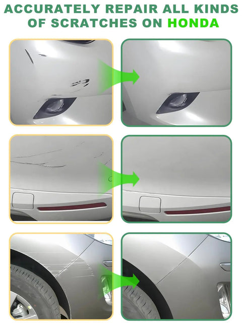 Honda White Diamond Pearl Touch Up Paint Pen NH603P For Car Scratch Repair Quick And Easy Fix with precision tips on car panels