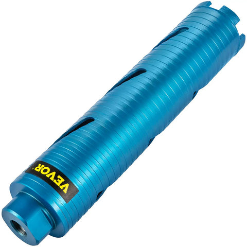 Diamond Dry Core Drill Bit Kit With Pilot Bit And 4.5 Inch Blade For Heavy Duty Concrete Brick And Block Masonry 2.5 Inch Diameter