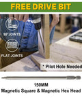 Using Pocket Hole Screws Assortment Kit 720 Pieces In 5 Sizes For Indoor And Outdoor Projects with free 150mm drive bit