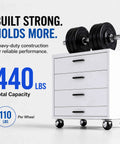 Heavy Duty 2 Inch Ball Casters Without Brake Set Of 4 Chrome Swivel Furniture Wheels Steel Mount Plate on a storage cart.