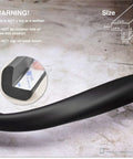 Close-up view of Heavy Duty Baby Proofing Edge Protectors for Furniture and Desks, showing size details and rubber foam corner design.
