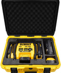 Rugged Waterproof Case For 20V Max Tire Inflator DCC020IB With Custom Foam Insert Dustproof And Shockproof Storage Bag For Tools Battery And Charger Case Only