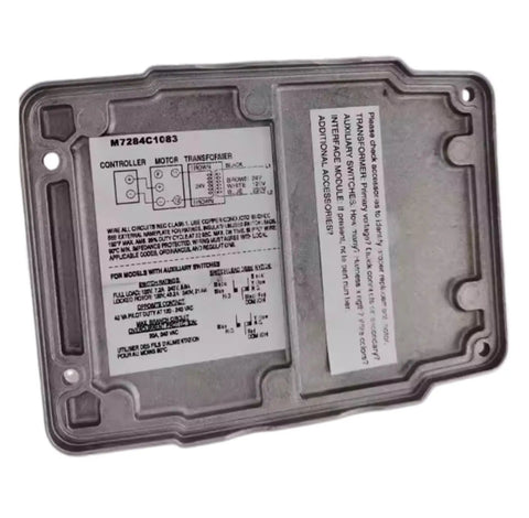 Heavy Duty Electric Damper Actuator M7284C1083 For Sweet HVAC Zone Airflow Control controller and transformer unit back view